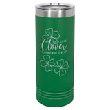 22 oz. Skinny Double Insulated Tumbler Signature Cutouts Green 