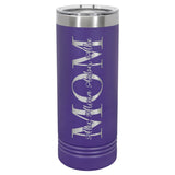 22 oz. Skinny Double Insulated Tumbler Signature Cutouts Purple 