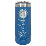22 oz. Skinny Double Insulated Tumbler Signature Cutouts Royal Blue 
