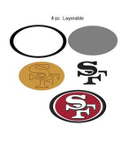 3-Layer San Franisco Wood Shape Cutout (4 pieces) Craft Shapes & Bases Signature Cutouts 