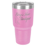 30 oz. Double Insulated Stainless Steel Tumbler Signature Cutouts Light Purple 
