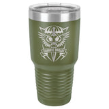 30 oz. Double Insulated Stainless Steel Tumbler Signature Cutouts Olive Green 