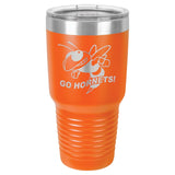 30 oz. Double Insulated Stainless Steel Tumbler Signature Cutouts Orange 
