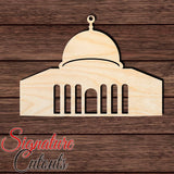 Al-Aqsa Mosque 002 Shape Cutout in Wood Craft Shapes & Bases Signature Cutouts 