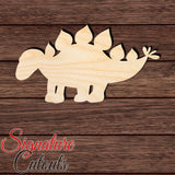 Baby Dino 004 Shape Cutout in Wood Craft Shapes & Bases Signature Cutouts 