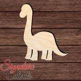 Baby Dino 005 Shape Cutout in Wood for Crafting, Home & Room Décor, and other DIY projects - Many Sizes Available