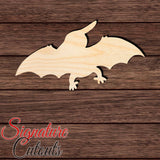 Baby Dino 007 Shape Cutout in Wood for Crafting, Home & Room Décor, and other DIY projects - Many Sizes Available
