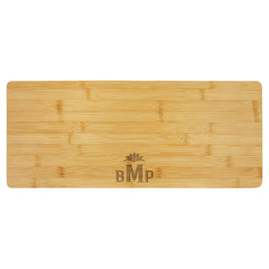 Bamboo Charcuterie Board/Cutting Board - 19 3/4" x 8" Includes Custom Engraving (#446) Signature Custom Works 
