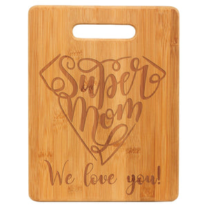 Bamboo Cutting Board 11-1/2" x 8-3/4" - Includes Custom Engraving (#173) Signature Custom Works 