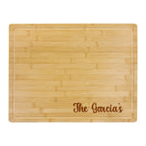 Bamboo Cutting Board w/Drip Ring, 19-3/4" x 15" zakeke-design Signature Laser Engraving 