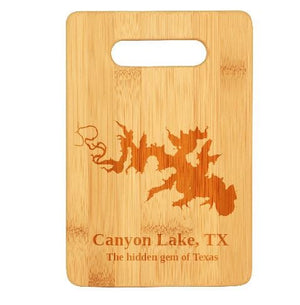 Bar Cutting Board, Bamboo, 9" x 6" - Includes Custom Engraving (#219) Signature Custom Works 