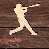 Baseball 020 Shape Cutout in Wood Craft Shapes & Bases Signature Cutouts 
