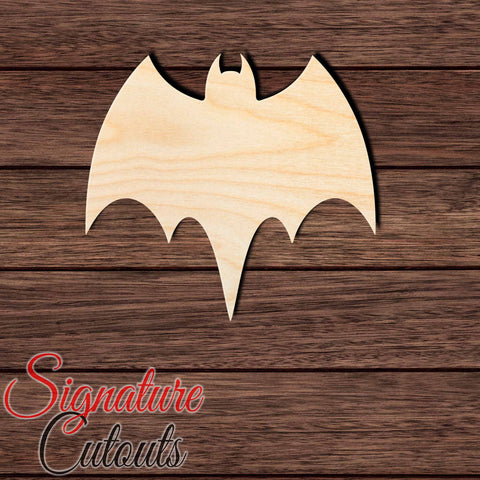 Bat 035 Shape Cutout in Wood Craft Shapes & Bases Signature Cutouts 