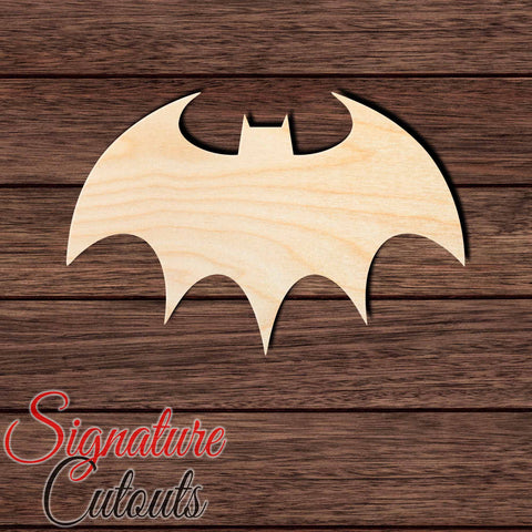 Bat 036 Shape Cutout in Wood Craft Shapes & Bases Signature Cutouts 