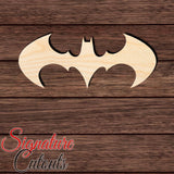 Bat 037 Shape Cutout in Wood Craft Shapes & Bases Signature Cutouts 