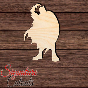 Bat 039 Shape Cutout in Wood Craft Shapes & Bases Signature Cutouts 