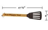 Best Flippin' Papa Uncle Dad Brother Spatula Grilling Barbecue Spatula Tool Unique Mother's / Father's Day Gift Outdoor BBQ Signature Cutouts 