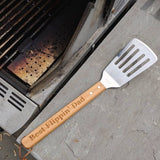 Best Flippin' Papa Uncle Dad Brother Spatula Grilling Barbecue Spatula Tool Unique Mother's / Father's Day Gift Outdoor BBQ Signature Cutouts 