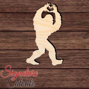 Bigfoot 003 Shape Cutout Craft Shapes & Bases Signature Cutouts 