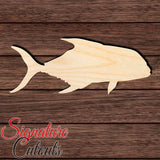 Blue Cravalle Fish Shape Cutout