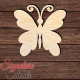 Butterfly 011 Shape Cutout in Wood for Crafting, Home & Room Décor, and other DIY projects - Many Sizes Available