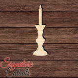 Candle 003 Shape Cutout in Wood Craft Shapes & Bases Signature Cutouts 