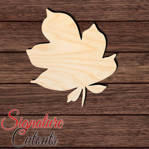 Chestnut Leaf 002 Shape Cutout in Wood Craft Shapes & Bases Signature Cutouts 