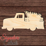 Christmas Tree Truck 003 Shape Cutout