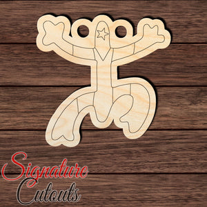 Coquí Frog - PR flag - Paint by Line Shape Cutout Craft Shapes & Bases Signature Cutouts 