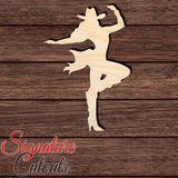 Cowgirl 006 Shape Cutout in Wood Craft Shapes & Bases Signature Cutouts 
