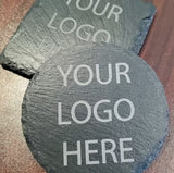 Custom Engraved Coaster with your logo :) Send us your design Signature Laser Engraving 