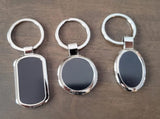 Custom Logo Metal Keychain, Engraved / Etched Keychain With Your Logo, Personalized Signature Cutouts 