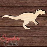 Dinosaur 031 - Allosaurus Shape Cutout in Wood Craft Shapes & Bases Signature Cutouts 