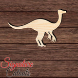 Dinosaur 033 - Gallimimus Shape Cutout in Wood Craft Shapes & Bases Signature Cutouts 