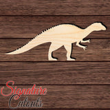 Dinosaur 035 - Iguanodone Shape Cutout in Wood
