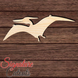 Dinosaur 038 - Pterandodon Shape Cutout in Wood Craft Shapes & Bases Signature Cutouts 