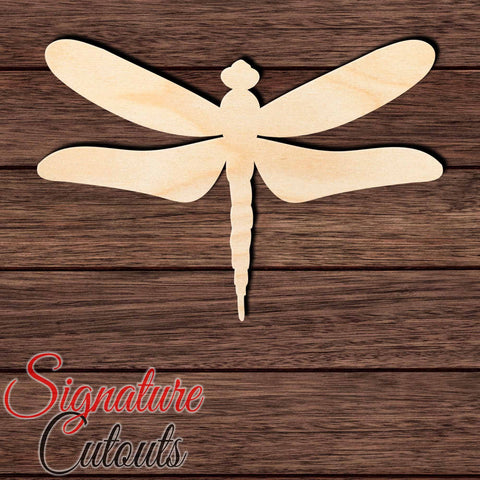 Dragonfly 003 Shape Cutout in Wood Craft Shapes & Bases Signature Cutouts 
