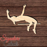 Female High Jump 001 Shape Cutout Craft Shapes & Bases Signature Cutouts 