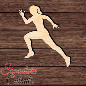 Female Runner 003 Shape Cutout Craft Shapes & Bases Signature Cutouts 