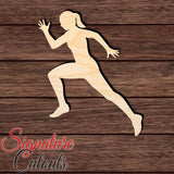 Female Runner 003 Shape Cutout Craft Shapes & Bases Signature Cutouts 