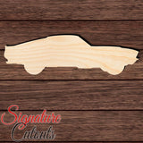 Ford Mustang 001 Unfinished Shape Cutout in Wood