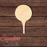 Golf Ball with Tee Shape Cutout Craft Shapes & Bases Signature Cutouts 