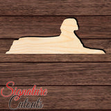 Great Sphinx of Giza 001 Shape Cutout in Wood