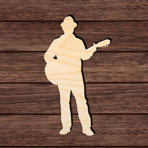 Guitar Player 002 Shape Cutout Craft Shapes & Bases Signature Cutouts 