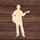 Guitar Player 002 Shape Cutout