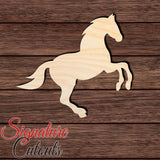 Horse 024 Shape Cutout in Wood for Crafting, Home & Room Décor, and other DIY projects - Many Sizes Available