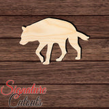 Hyena 001 Shape Cutout in Wood Craft Shapes & Bases Signature Cutouts 