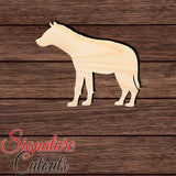 Hyena 002 Shape Cutout in Wood Craft Shapes & Bases Signature Cutouts 