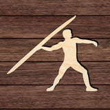 Javelin Throw 002 Shape Cutout Craft Shapes & Bases Signature Cutouts 