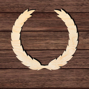 Laurel Wreath 001 Shape Cutout Craft Shapes & Bases Signature Cutouts 